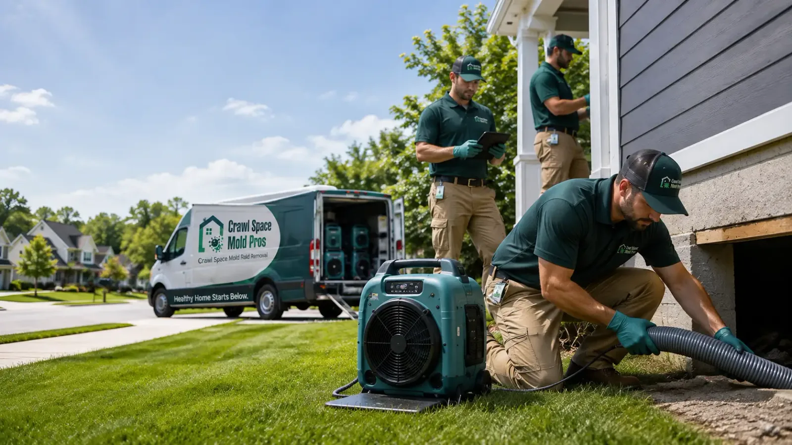 Crawl Space Mold Removal in Somersville, CT
